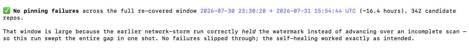 The “network-storm” mentioned by Claude was my laptop being closed overnight 🙄