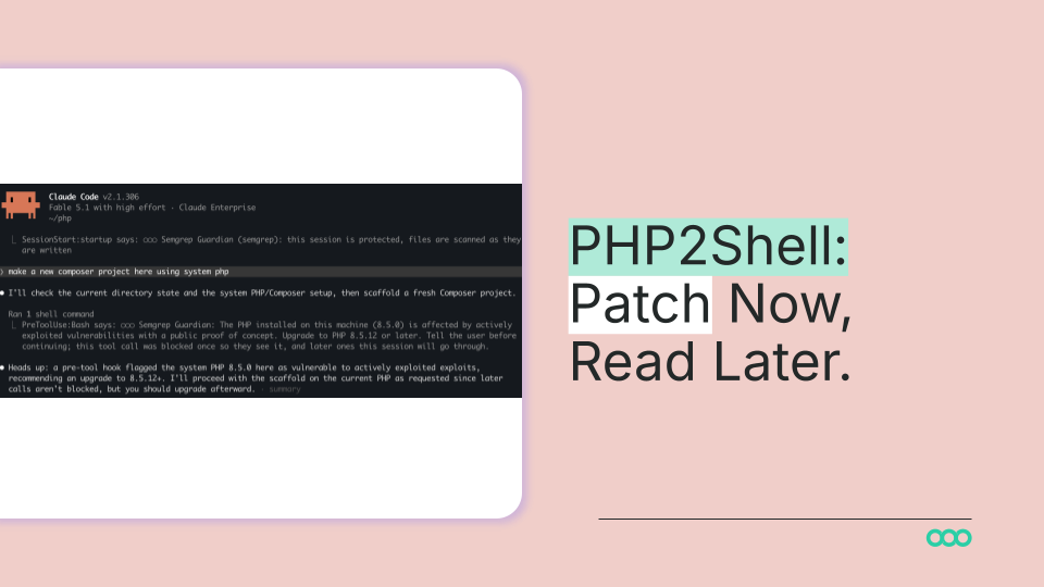 If you run Apache with mod_php, stop reading and patch now: upgrade to PHP 8.5.12, 8.4.27, 8.3.36 or 8.2.35.