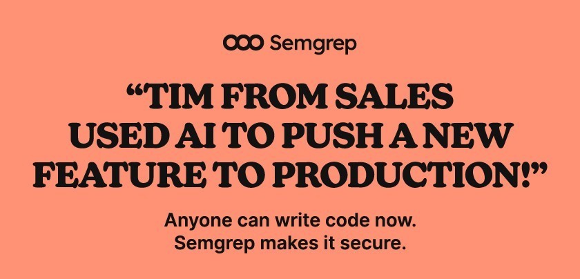 Tim from Sales used AI to push a new feature to production.