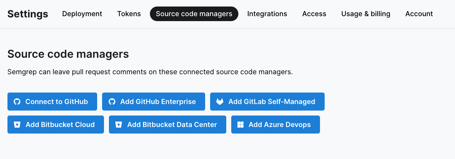 Source code manager tab
